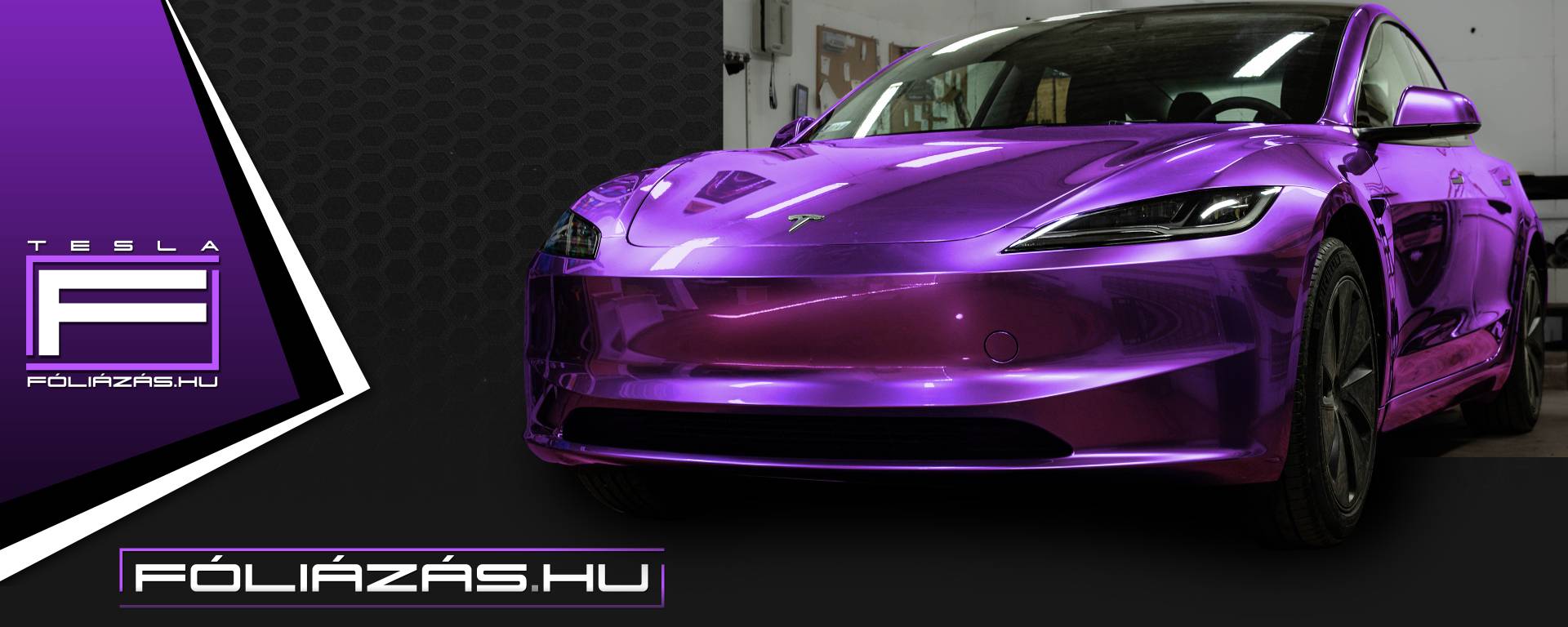 Tesla fóliázás hogyan készül, Teslafóliázás fejléc Tesla fóliázás lépésről-lépésre, Teslafóliázás bemutató fejléc